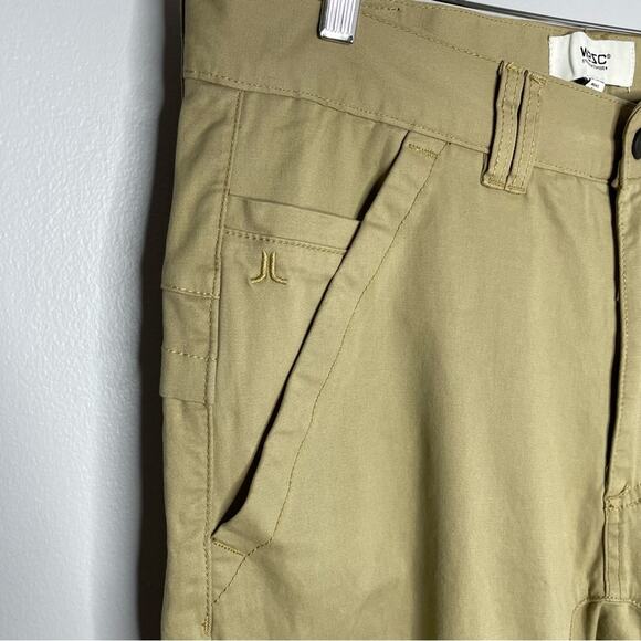 WeSC Men's Khaki Montauk Engineered Chino Pants Unisex Men's L Women's XL - Picture 8 of 10